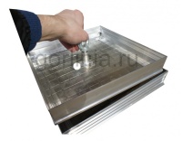 Напольный люк под плитку 600х600 мм Small 